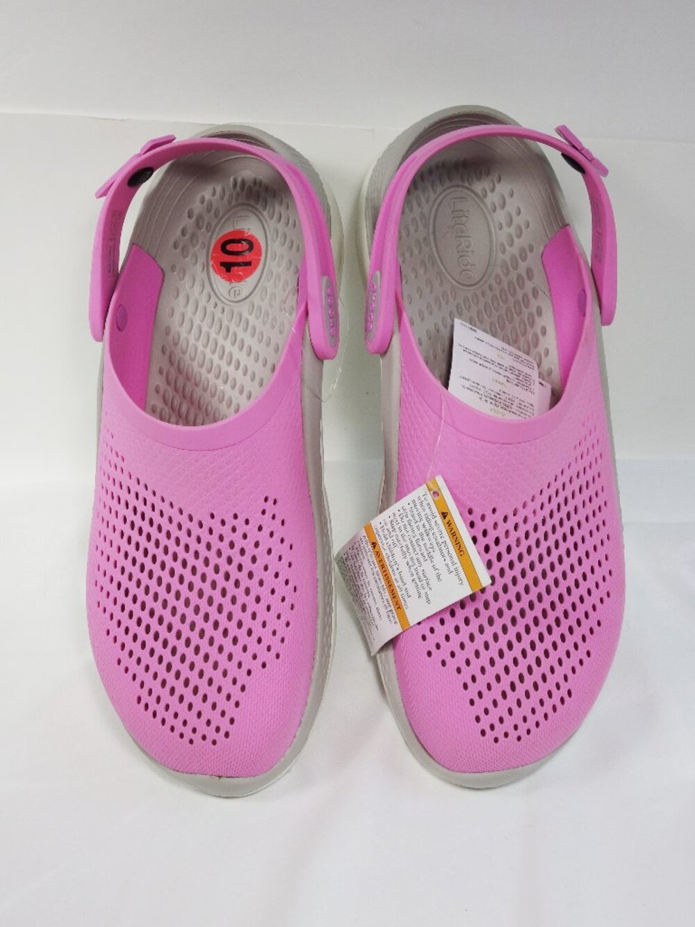 Crocs LiteRide 360 Clog Pink/Grey Men's 10 / Women's 12 NWT!